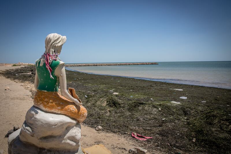 The port in Sfax, a city in Tunisia which has become a hotspot of migration. Photograph: Sally Hayden