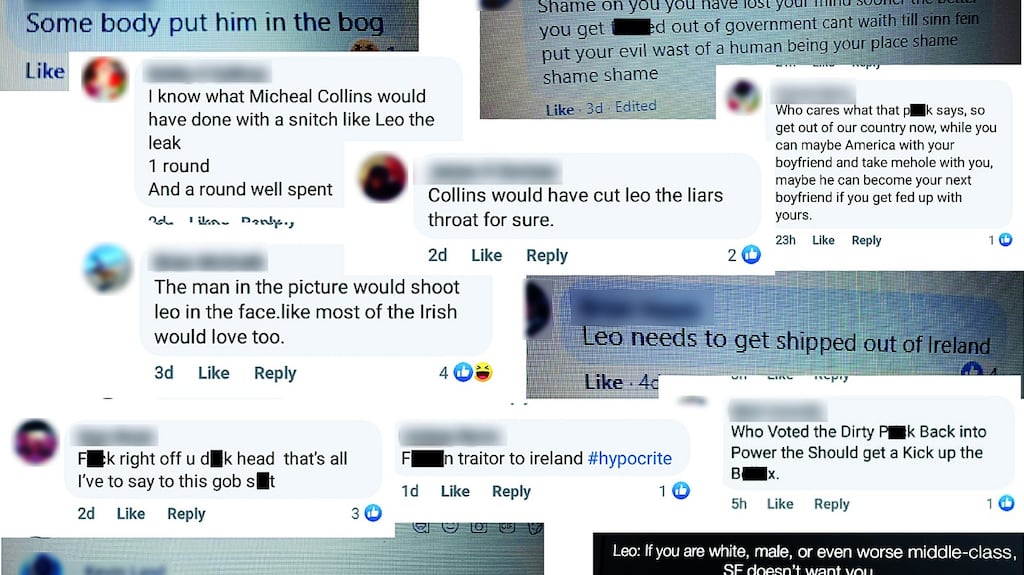 Comments posted on the secret group Facebook page