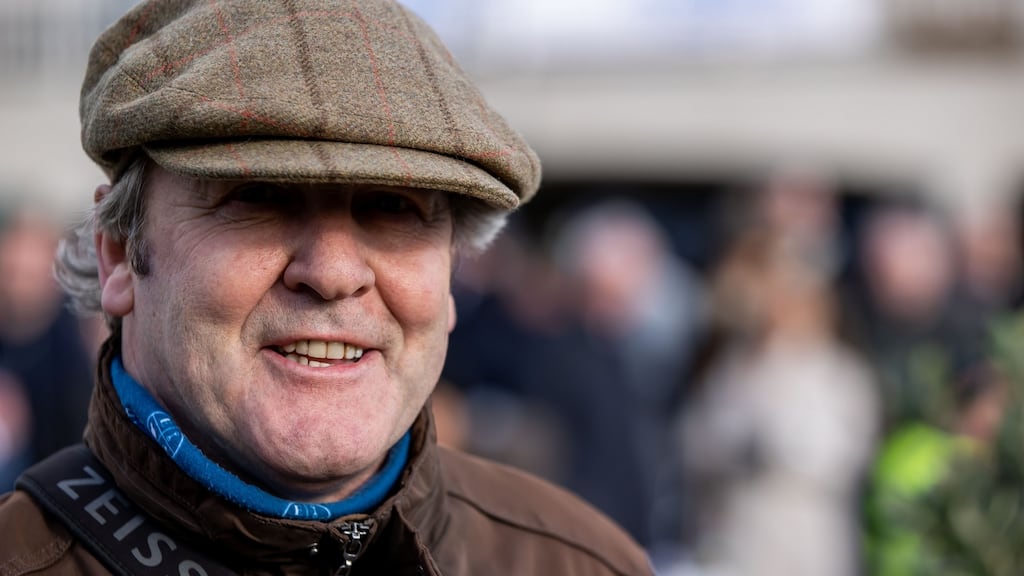 Trainer Enda Bolger is confident that Prengarde remains on track to take on Tiger Roll in Cheltenham’s Glenfarclas Cross-Country Chase next week. Photograph: Morgan Treacy/Inpho