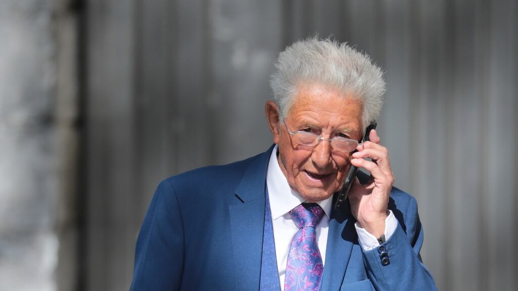Sylvester “Sil” Fox, at the Criminal Courts of Justice for a district court hearing. Photograph: Collins Courts