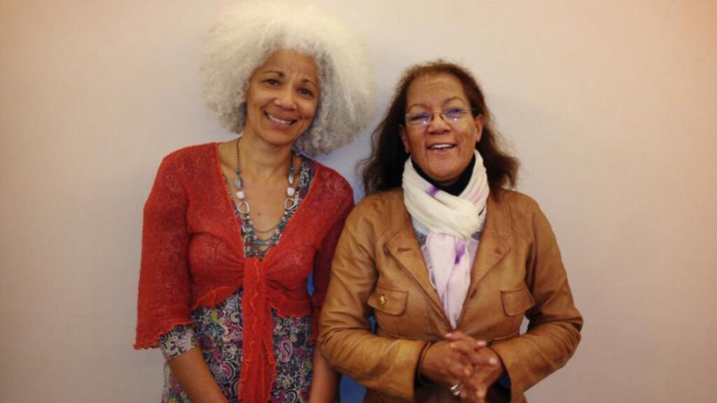 Evon Brennan and Rosemary Adaser, two of the founders of Mixed Race Irish, a campaign for the recognition of mixed race Irish people who suffered racist abuse in institutional care.