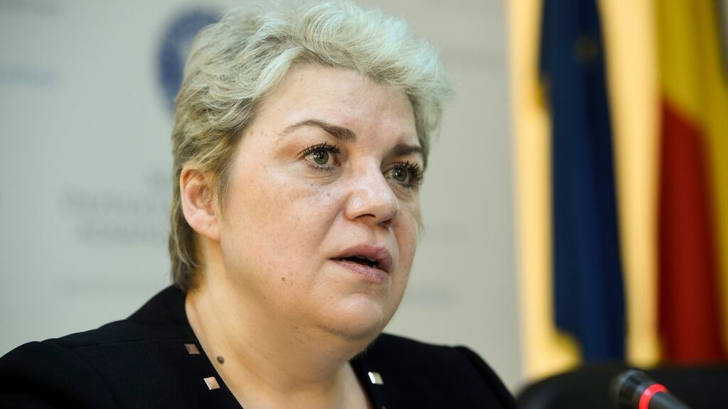 Sevil Shhaideh would have been the first woman and first Muslim to run Romania, but her nomination as prime minister has been rejected by the president, Klaus Iohannis. Photograph: Alex Micsik/EPA