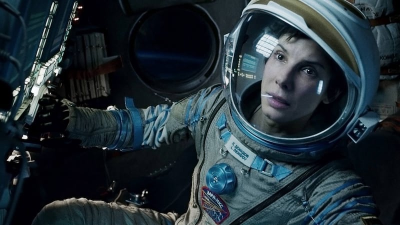 Sandra Bullock in Gravity, directed by Alfonso Cuaron