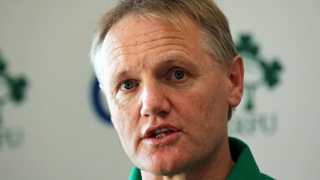 Joe Schmidt: will be trying to rebuild Irish confidence when the squad assembles at Carton House. Photograph: Dan Sheridan/Inpho