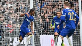 Chelsea into FA Cup semi-finals as late double sinks 10-man Leicester in chaotic battle