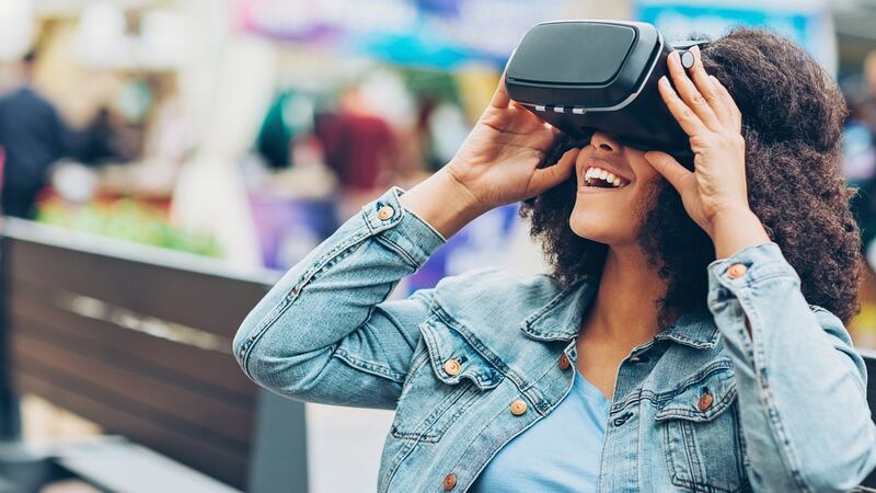 “Soon all this geeking out will soon become second nature to us, since a $15 cardboard version of virtual reality helmets is already on sale for your own VR immersion experiences.” Photograph: P Chernaev/iStock