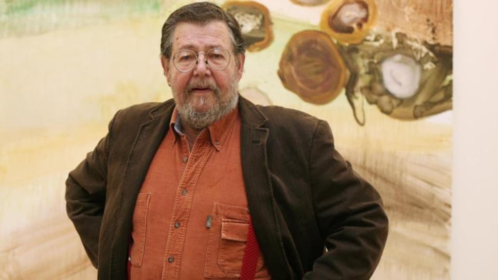 Barrie Cooke at the opening night of his exhibition in the Kerlin Gallery in Dublin in 2007. Photograph: Fran Veale