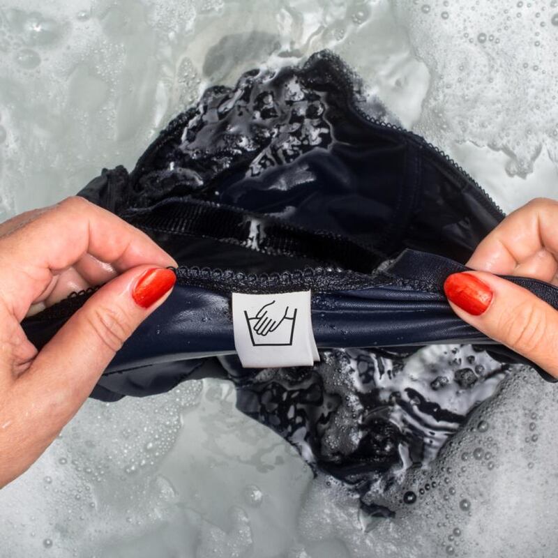 Experts recommend washing underwear by hand or on a delicate cycle. Photograph: iStock
