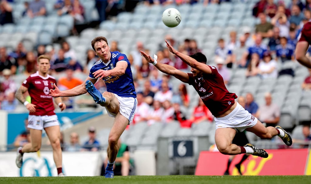 Gearóid McKiernan scored six points in Cavan's win against Roscommon. Photograph: Ryan Byrne/Inpho