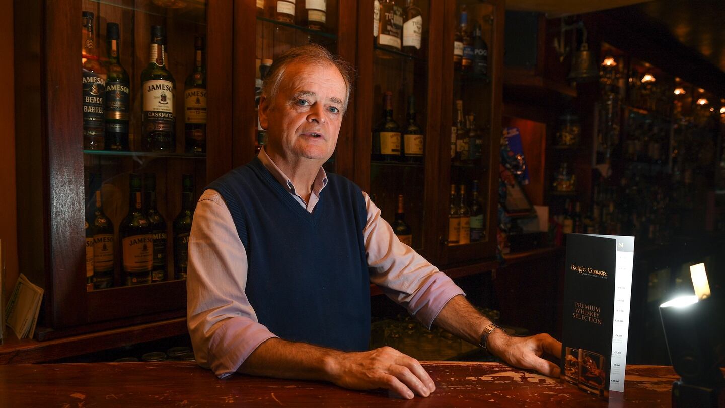 Publican Garry O’Donnell in Baily’s Corner: “There is no incentive to be self-employed. There is no cushion – if I get sick in the morning there is nothing for me.” Photograph: Dominick Walsh/Eye Focus