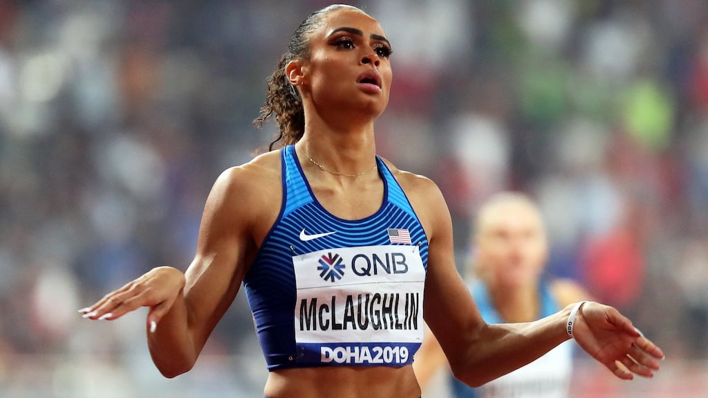 Sydney McLaughlin:   “This season, working with my new coach and just my new support system, it’s truly just faith and trusting the process and I couldn’t ask for anything more.” Photograph: Srd Jan  Suki/EPA