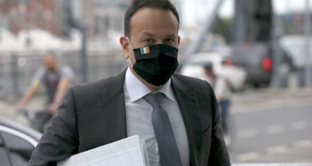 Leo Varadkar is said to have cautioned against saying the next group to be vaccinated is the over-70s, as it will be older age groups (ie over-80s) that get vaccinated first. Photograph: Stephen Collins/Collins Photos