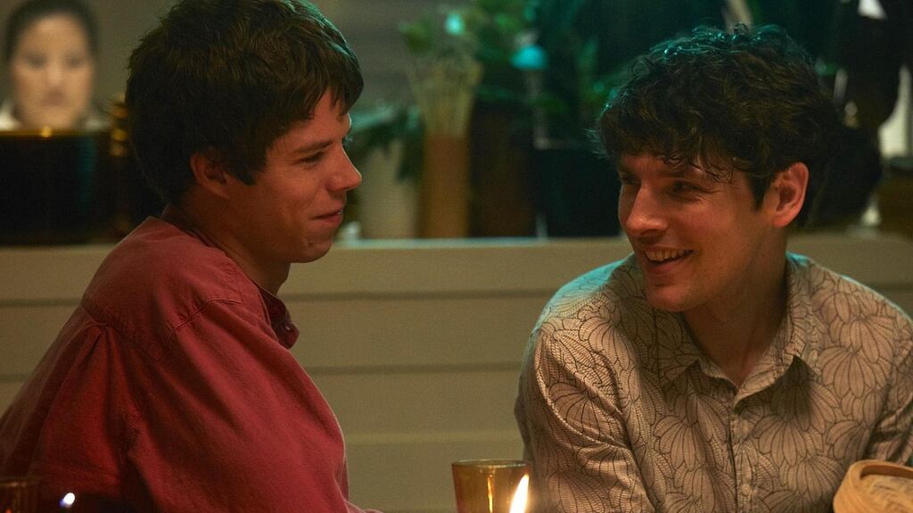 Phénix Brossard and Colin Morgan in    Benjamin