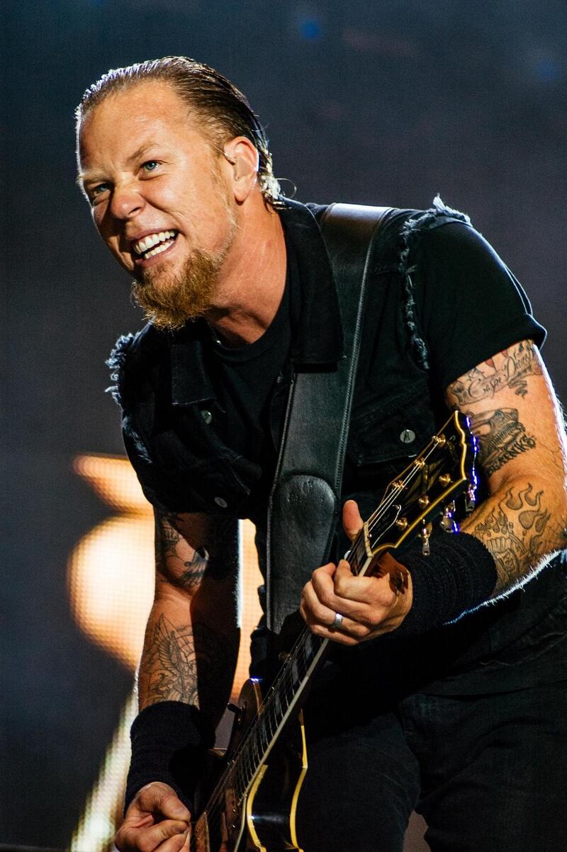 Metallica live in Dublin. Photograph: Ruth Medjber