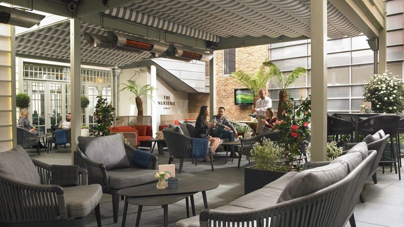 The Nurserie Terrace at the Dylan.