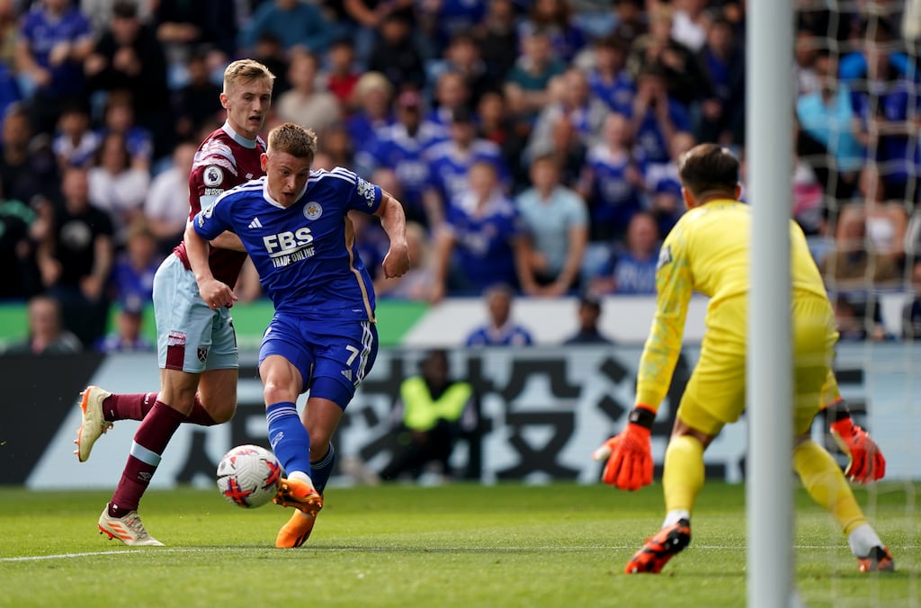 Leicester City's Harvey Barnes has joined Saudi-owned Newcastle United. Photograph: PA