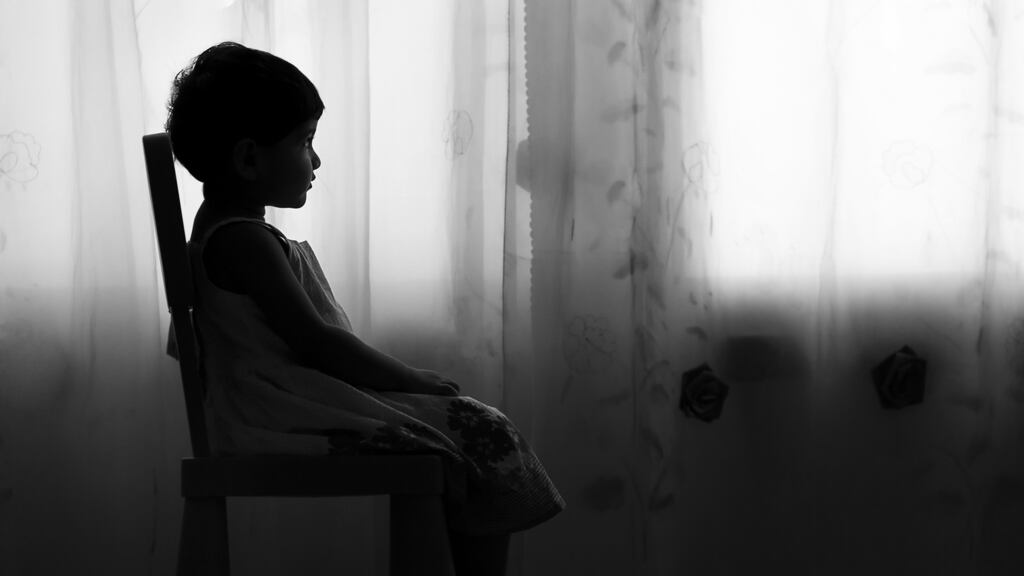 Last week, the woman’s husband was convicted of nine counts of raping his son.