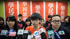 Joshua Wong dissolves Hong Kong’s Scholarism group