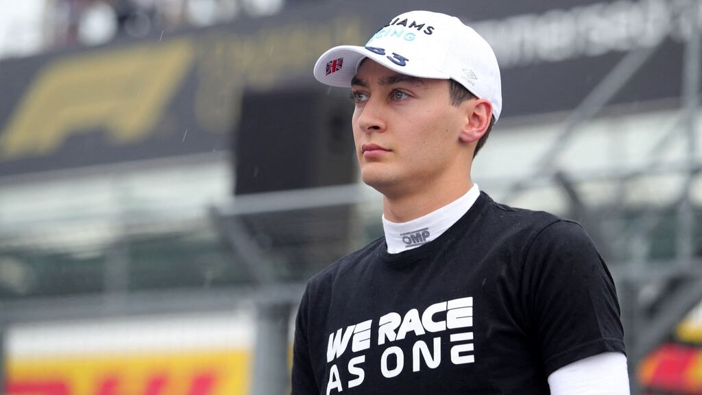 George Russell will join Mercedes next season, the F1 team has announced. Photograph: Getty Images