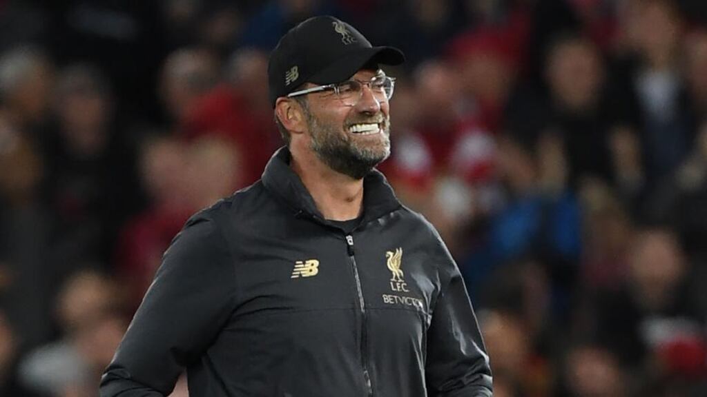 Liverpool manager Jurgen Klopp: I loved how we defended against Spurs and PSG. Photograph: Getty Images