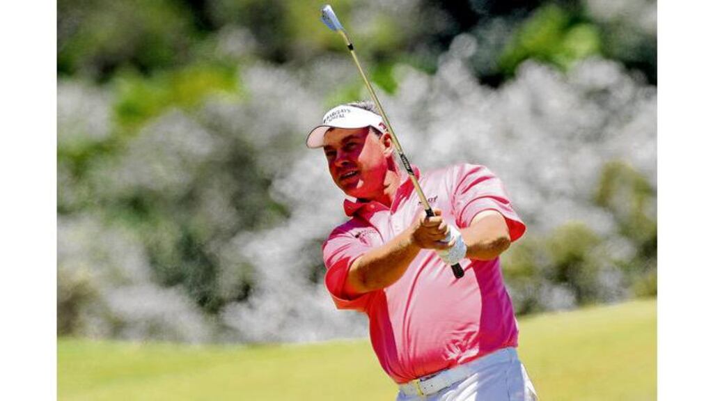 Darren Clarke plays an approach shot during practice prior to the Africa Open at the East London Golf Club yesterday. Runner-up in the event last year, the Dungannon man is aiming to go one better this year and kick-start his campaign for Ryder Cup selection.