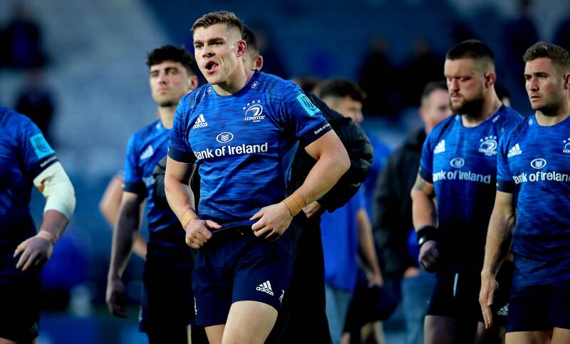 Leinster’s Garry Ringrose dejected after losing to Bulls in 2022. Photograph: Ryan Byrne/Inpho