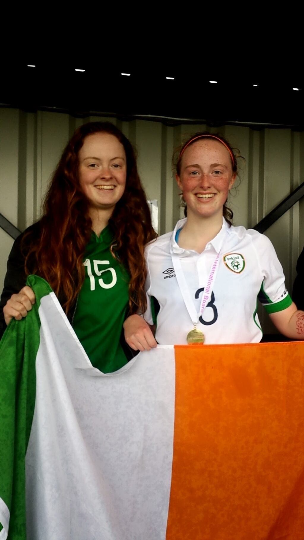 Ciara and Aoife Lynagh snapped up two of the last tickets for Ireland's opening World Cup match against Australia in Sydney on July 20.th. Photograph: Kate McDonald
