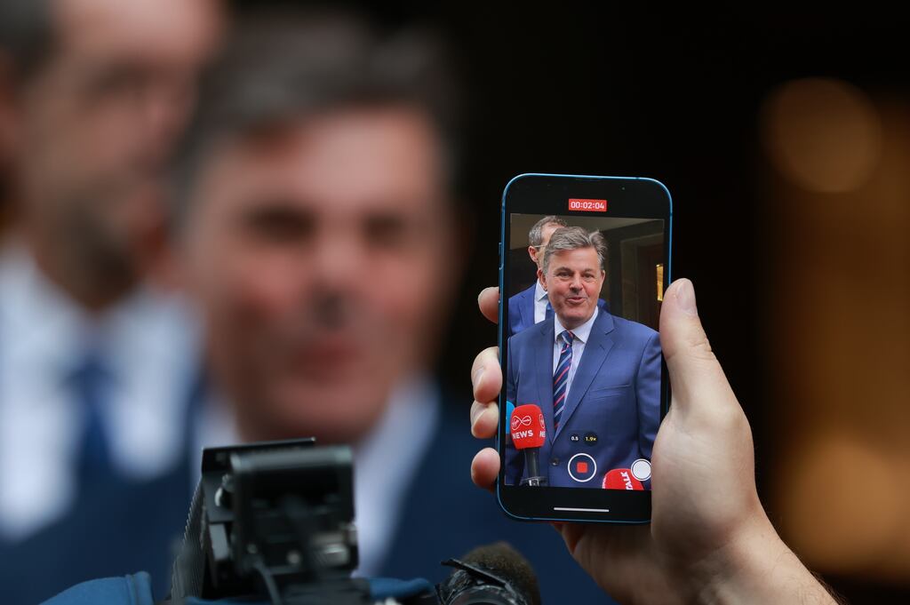 RTÉ director general: Kevin Bakhurst’s plans suggest the next few years will not just be about salami-slicing and cost-cutting. Photograph: Liam McBurney/PA Wire