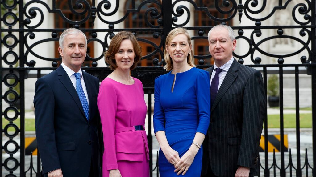 Gay Mitchell and Gillian Kavanagh with Breda Brown and Al Dunne.
