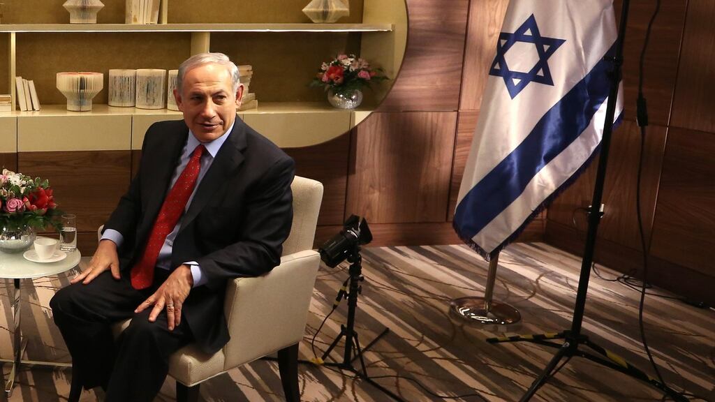 Israeli prime minister Benjamin Netanyahu is to address Congress. Photograph: Chris Ratcliffe/Bloomberg