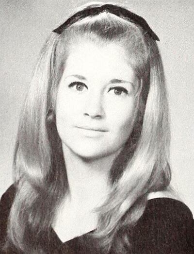Karen Mary Connors. Picture from St Leo College, Florida, 1972 yearbook