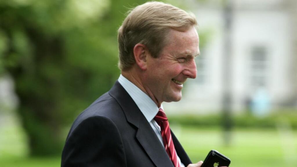 Taoiseach Enda Kenny said new investments by companies like Hollister are critical in getting Ireland working again. Photo: Eric Luke/The Irish Times