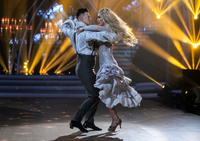 Dancing with the Stars: Gráinne Gallanagh and Kai Widdrington. Photograph: Kyran O’Brien