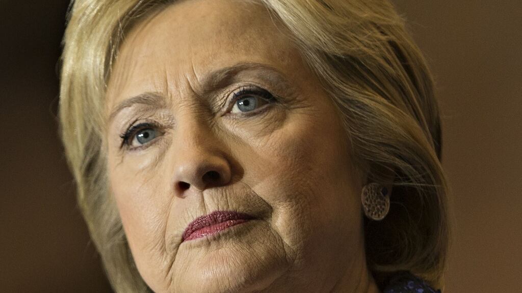 Hillary Clinton: with less than two weeks before the first ballots of the election are cast in Iowa, Clinton, who promised she would “work for every vote” is having to do just that. Photographer: Daniel Acker/Bloomberg