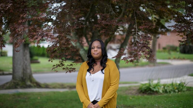 “You suddenly have to decide what to do with a loved one who died 20 years ago,” said Nykiah Morgan, whose mother Dorothy became the 1,646th World Trade Center victim. Photograph: Anna Watts/The New York Times