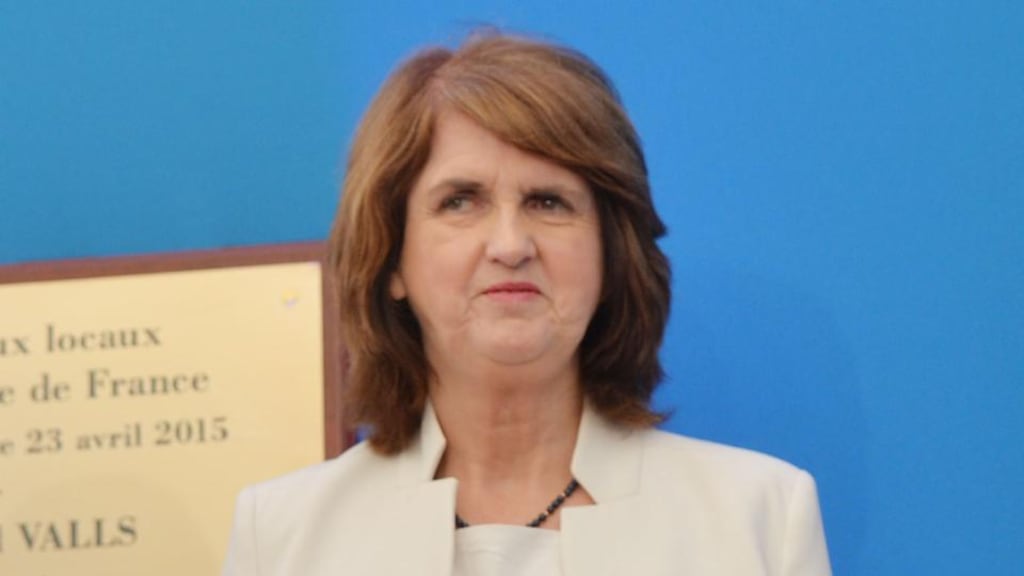 Tánaiste and Minister for Social Protection Joan Burton has defended her decision to proceed with social welfare reforms as essential to helping lone parents get out of the poverty trap. Photograph: Alan Betson / The Irish Times.