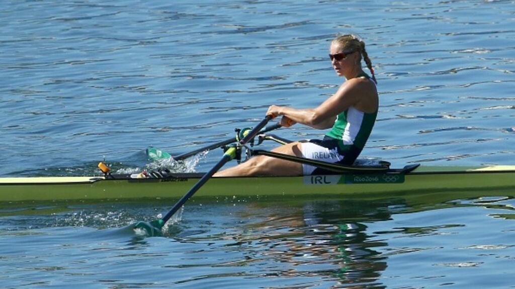 Ireland’s Sanita Puspure dominated her heat of the single sculls in Belgrade. Photograph: Jeremy Lee-Pool/Getty Images