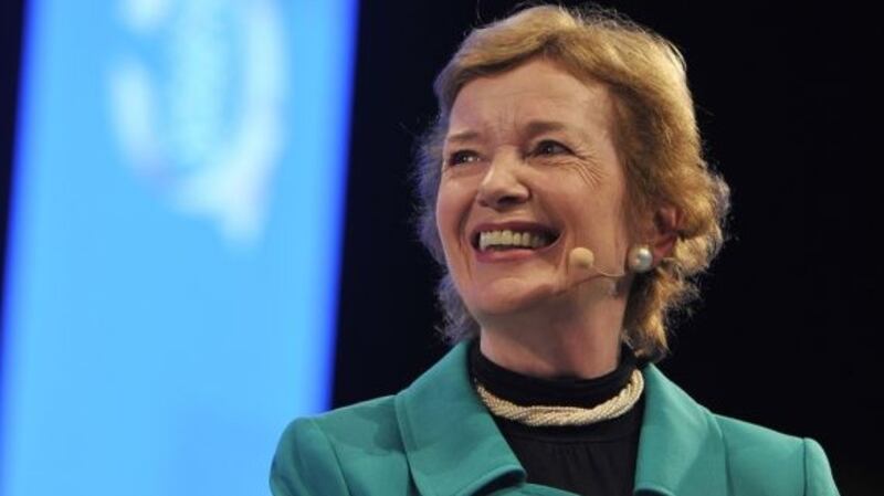 Former president Mary Robinson. File photograph: Dara Mac Dónaill/The Irish Times.