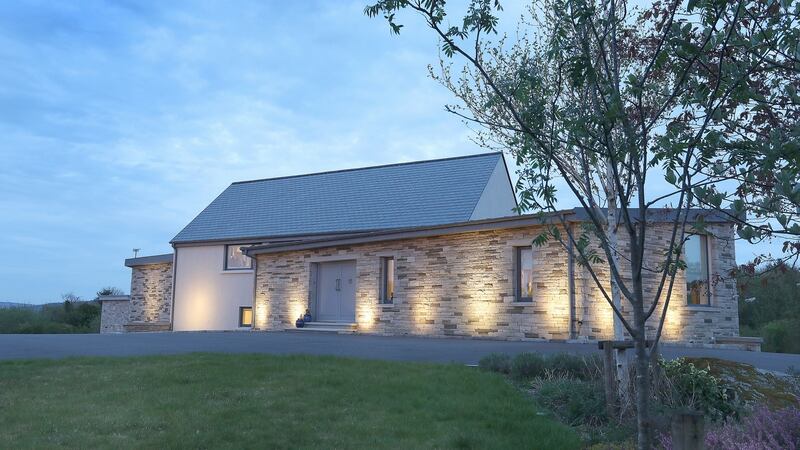 Corlummin is an architect-designed home in Foxford, Co Mayo.