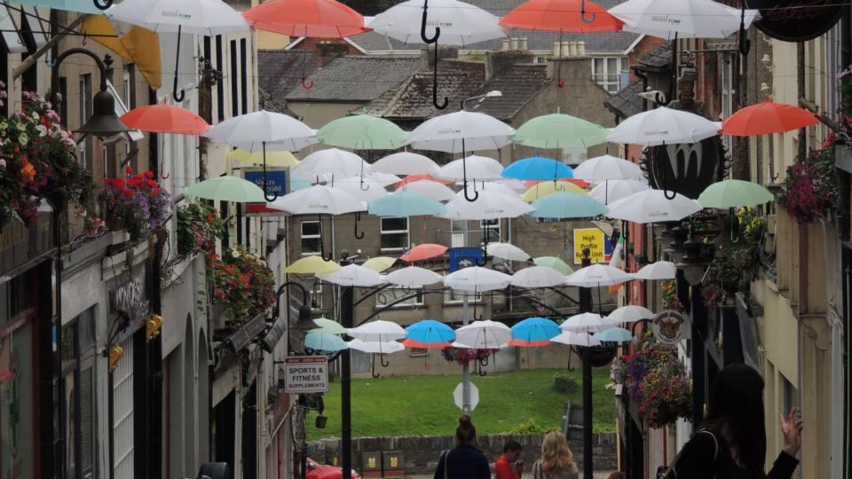 “I took this one on a drizzly-wet day in Enniscorthy, Co Wexford. I laughed when I saw it – it was so apt.” Photograph: Maggie Boate