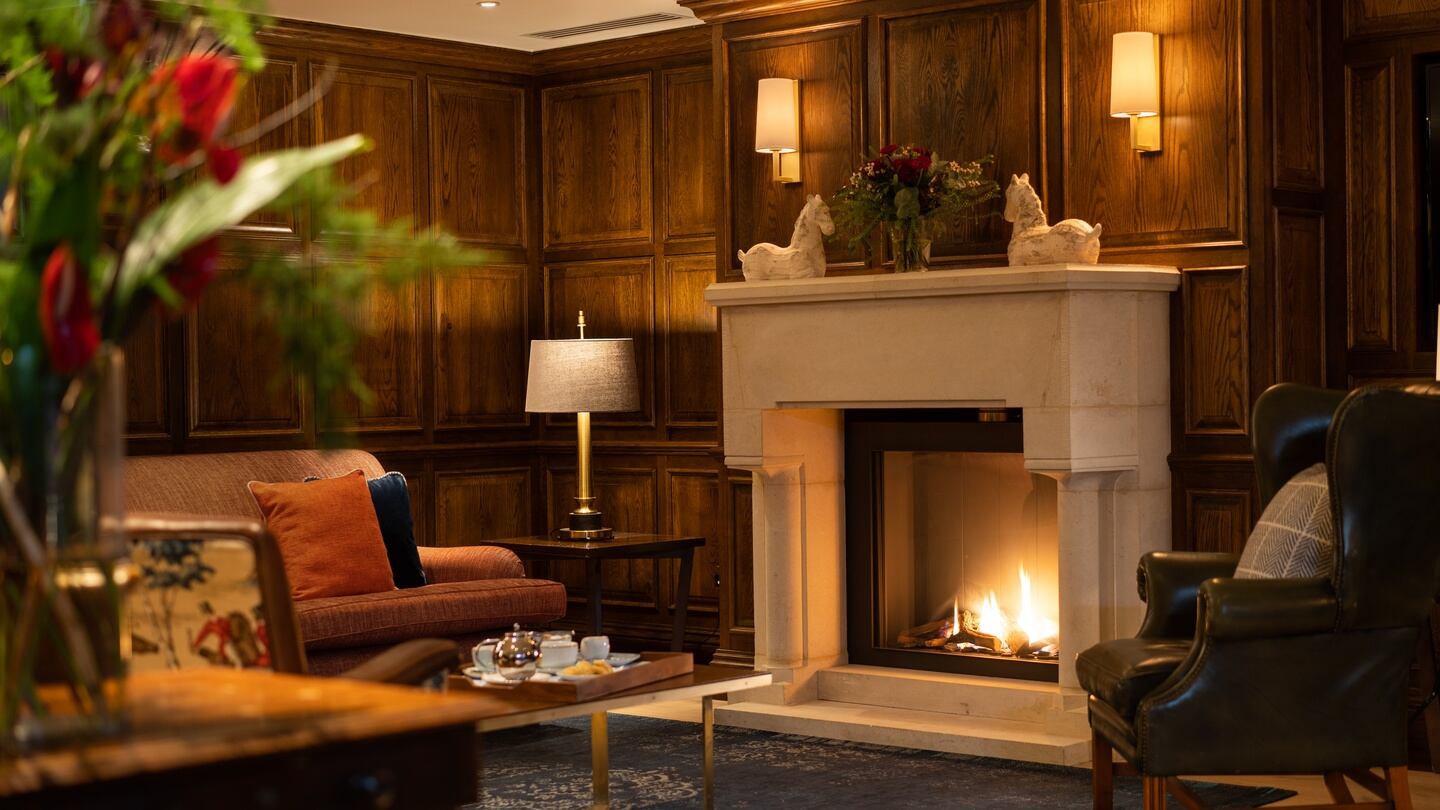 The house at Mount Juliet is utterly beautiful, with relaxing sitting rooms, and a Michelin star restaurant.