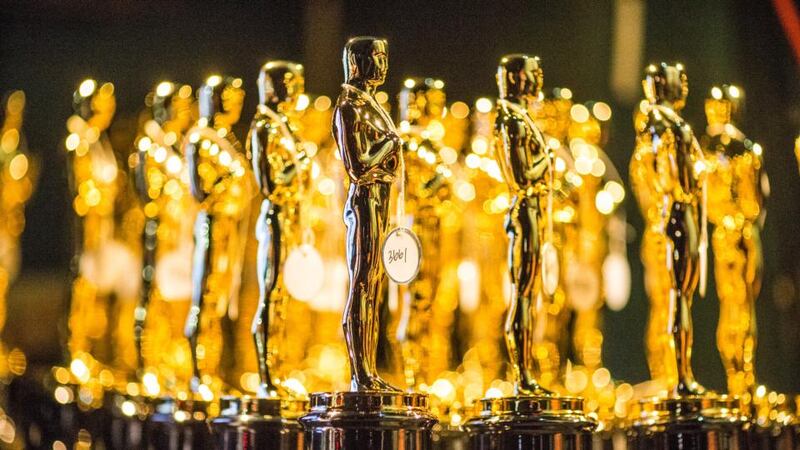 Gold and glory: Oscars waiting to be awarded at last year’s ceremony. Photograph: Christopher Polk/Getty