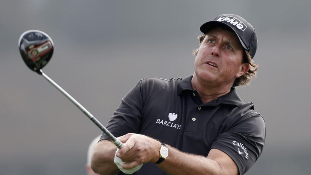 Phil Mickelson found the going tough at Torrey Pines and missed the Farmers Insurance Open cut in his home town ofSan Diego, California. Photograph: Todd Warshaw/Getty Images
