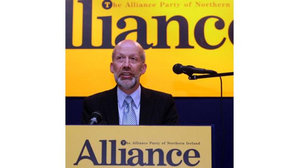 Alliance party leader David Ford has alleged protests against his colleagues were part of a 'project' to damage the party. Photograph: Paul Faith/PA Wire