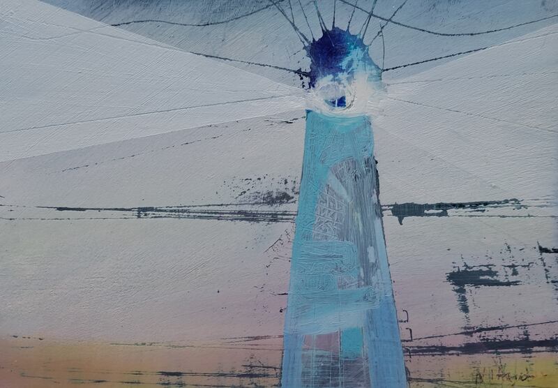 Nickie Hayden, Blue Web Spreading at the Olivier Cornet Gallery