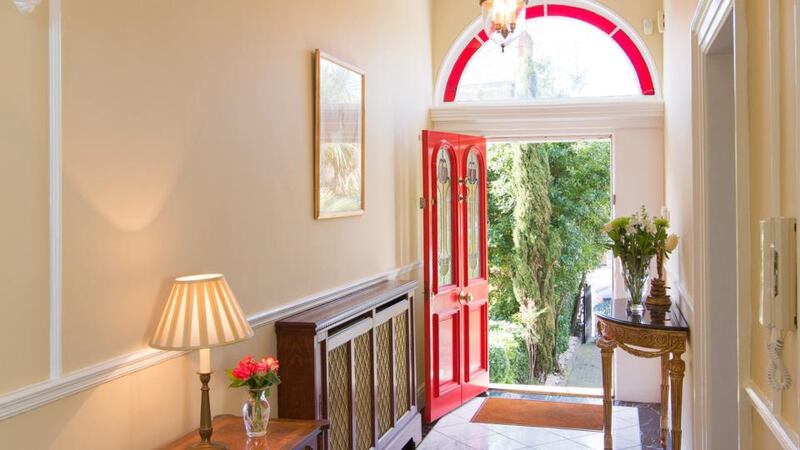 The hallway at 66 Tritonville Road in Sandymount.