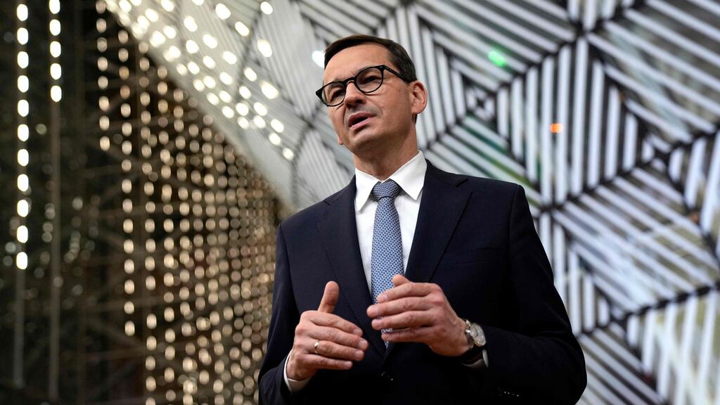 Polish prime minister Mateusz Morawiecki. Photograph: Francisco Seco/Pool/AFP via Getty