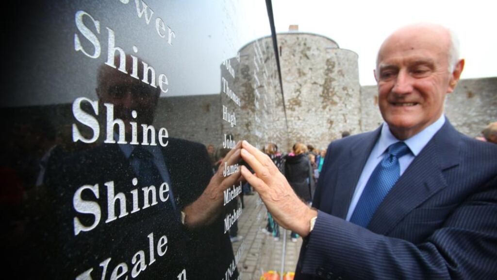 Jim Shine from Dungarvan, whose three half-brothers, Hugh, John and James, were killed in the first World War. Photograph: Patrick Browne.