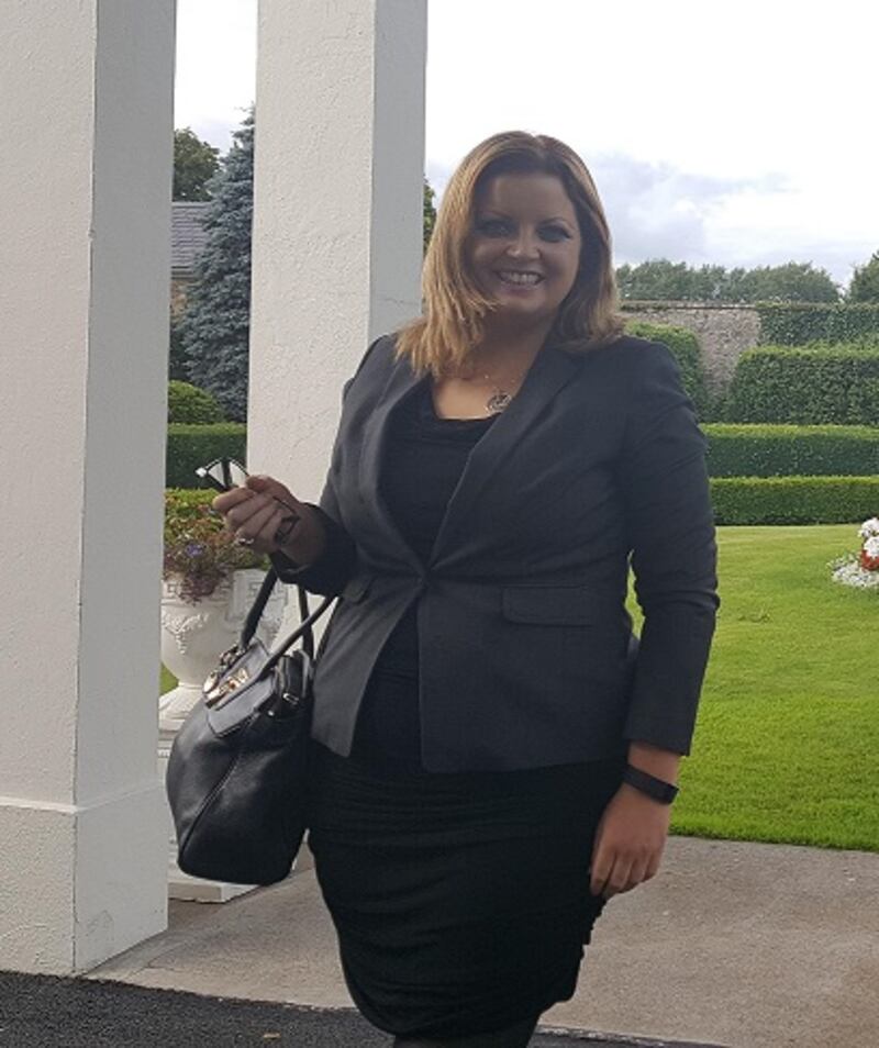 Rachel before she decided to address her unhealthy relationship with food.