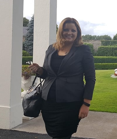 Rachel before she decided to address her unhealthy relationship with food.